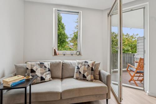 Χώρος καθιστικού στο Apartment Bissingen