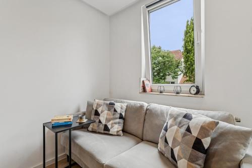 Χώρος καθιστικού στο Apartment Bissingen