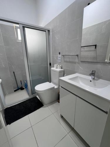 Koupelna v ubytování Appartement moderne au paradis