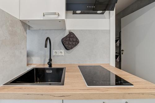 Η κουζίνα ή μικρή κουζίνα στο Apartment Bissingen