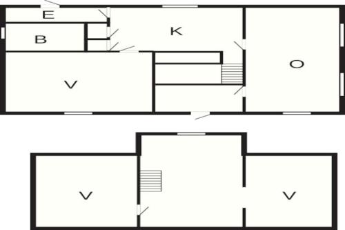 a schematic diagram of a house at Holiday home near 18-hole golf course in Vittsjö in Ubbalt