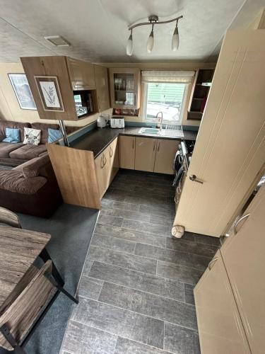 Η κουζίνα ή μικρή κουζίνα στο The Lake District Caravan