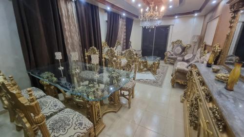 Posezení v ubytování Full apartment in Zarqa