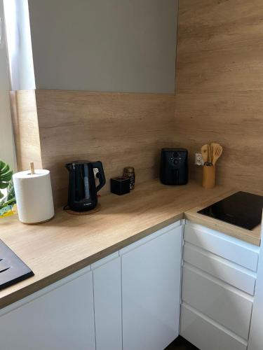 Kuchyň nebo kuchyňský kout v ubytování Mini Cozy Spot