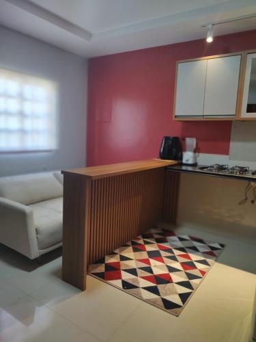 Apartamento Eにあるキッチンまたは簡易キッチン
