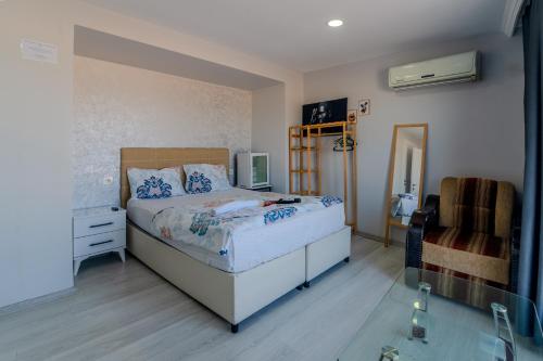 Katil atau katil-katil dalam bilik di İstanbul Airport Holiday Beach Hotel