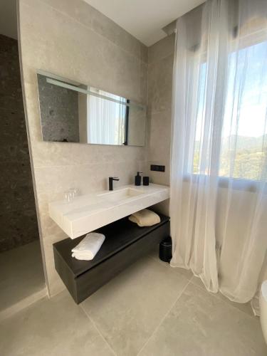 Bathroom sa Casa Mare e Macchia