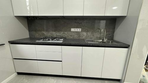 Kuchyň nebo kuchyňský kout v ubytování Lux house