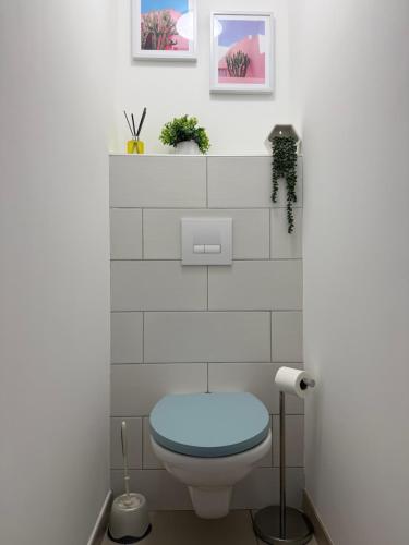 Koupelna v ubytování Maison a la plage