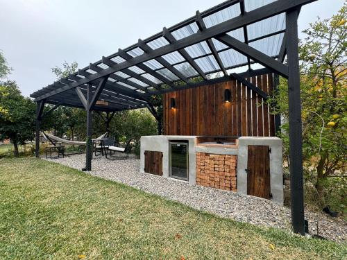 Zahrada ubytování Custom Tiny House in Valle