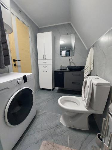 Koupelna v ubytování Golden view 2