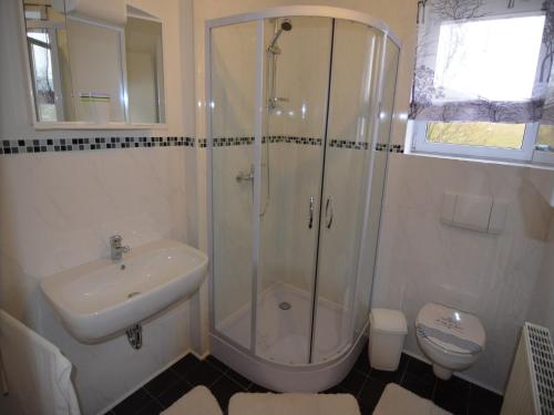 Koupelna v ubytování Gemütlicher Rückzugsort in Olsberg-Elpe