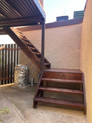 a set of stairs leading up to a building at Camdeboo Place in Dullstroom