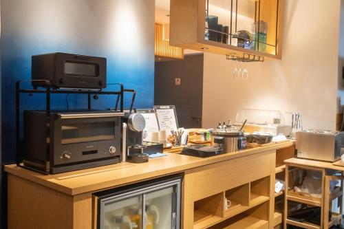 Dapur atau dapur kecil di Hotel New Shohei