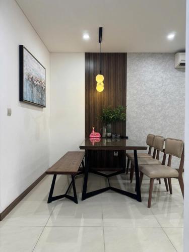 Posezení v ubytování Ha Đo Centrosa Building , Ba Thang Hai street, distrist 10