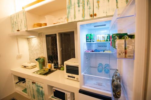Dapur atau dapur kecil di Baan Pa Palm