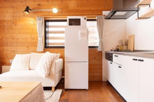 Una cocina o cocineta en green bell