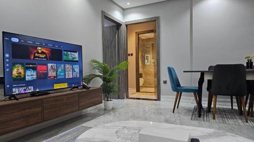 TV a/nebo společenská místnost v ubytování Al Safwa 2