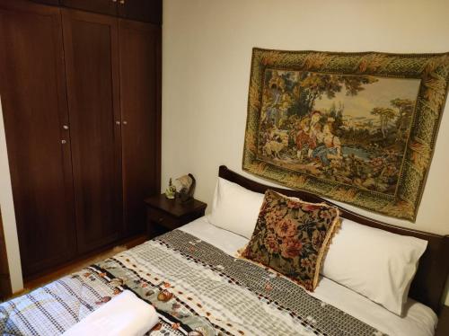 Ένα ή περισσότερα κρεβάτια σε δωμάτιο στο Villa Erotokritos