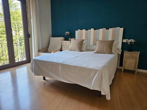 Katil atau katil-katil dalam bilik di Hostal San Martin