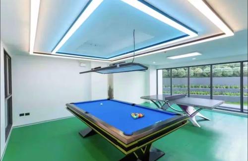 Meja biliard di Chiang Mai A1 Super Large Pool Condominium cook allowed with swiming Pool landscape Condominium 1 bedroom