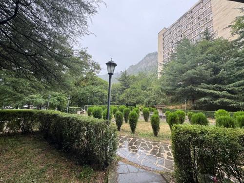 Κήπος έξω από το Mtis Kheoba Apartment