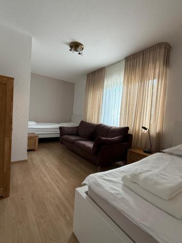 Ένα ή περισσότερα κρεβάτια σε δωμάτιο στο Casa Emilio