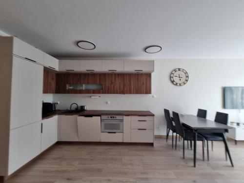 Η κουζίνα ή μικρή κουζίνα στο Apartment in the center of Pelplin