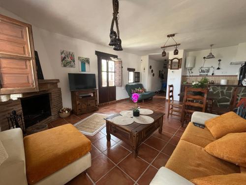 Χώρος καθιστικού στο Apartamento de Mia