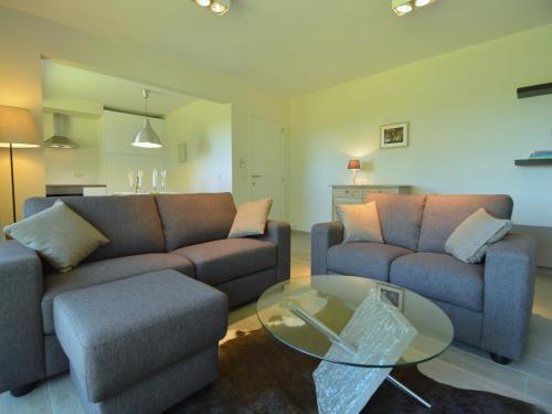 Χώρος καθιστικού στο Family Apartment Bouillon and Semois River