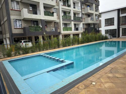 Bazén v ubytování Amazia apartment nebo v jeho okolí