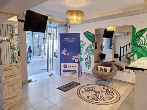 Μια τηλεόραση ή/και κέντρο ψυχαγωγίας στο Hotel Marilian II