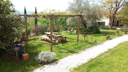 Κήπος έξω από το Agriturismo Montesalce