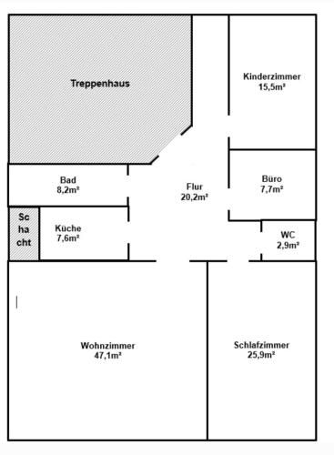 a block diagram of a diagram of a flowchart at DREAMZzz Marktblick - Altstadt Suite in Coburg in Coburg