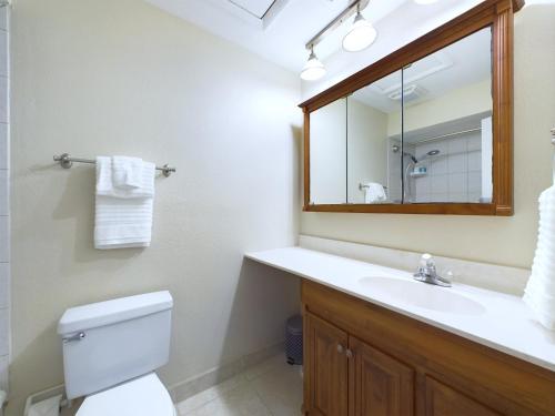 a bathroom with a sink and a mirror at Cozy 4 Bedroom Home On Merritt Island in Merritt Island