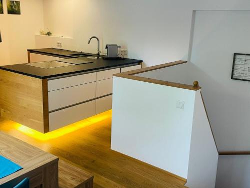Kuchyň nebo kuchyňský kout v ubytování WS Ferienwohnung 1