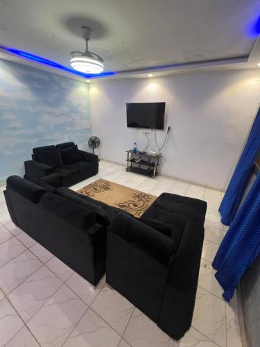 Μια τηλεόραση ή/και κέντρο ψυχαγωγίας στο Villa meublée Saly
