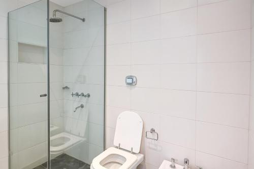 Et badeværelse på Atenea Residence