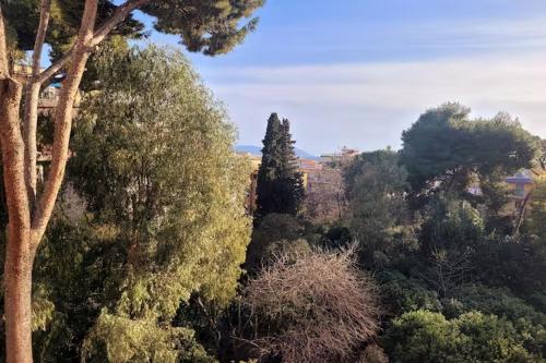 an overhead view of a forest of trees at Nice room with private bathroom in Ercolano