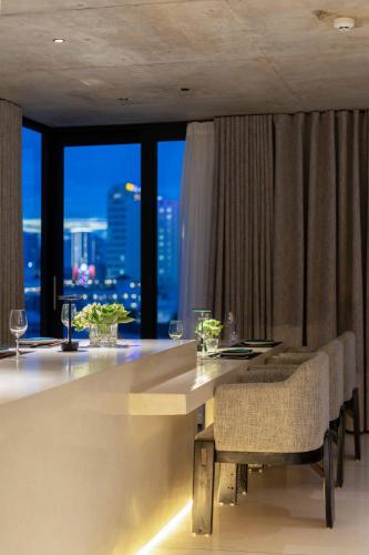Hôtel de Soieにあるシーティングエリア