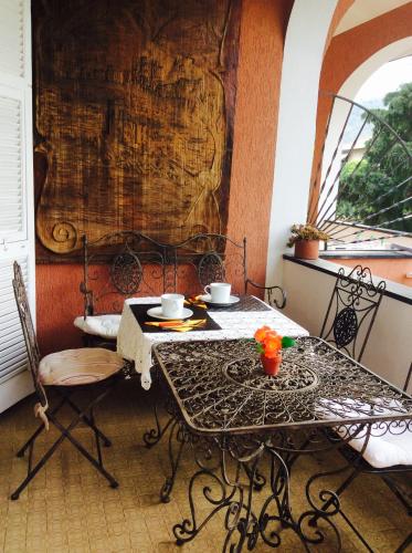 Posezení v ubytování Casa vancanza Sciamandola