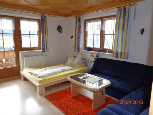 Posezení v ubytování Gästehaus Flörl