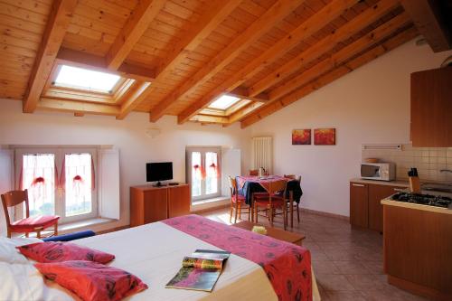 Η κουζίνα ή μικρή κουζίνα στο Residence Celeste