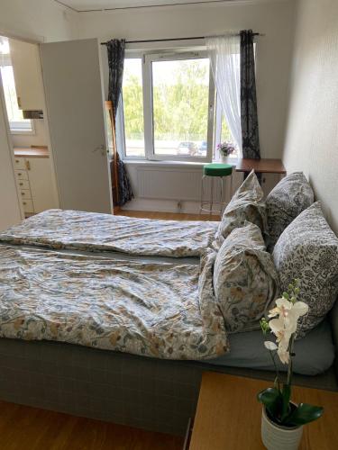 Postel nebo postele na pokoji v ubytování Studio Apartment in Gothenburg