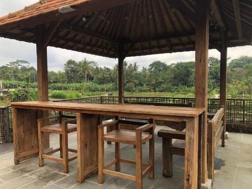 Μπαλκόνι ή βεράντα στο ELForest ex Karang Dukuh Villa, Ubud