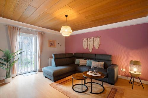 Posezení v ubytování Ferienwohnung Kühlmeyer