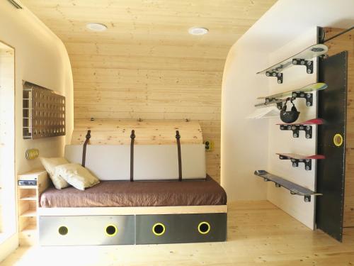 Postel nebo postele na pokoji v ubytování SnowSun -Vacances Pirinenca