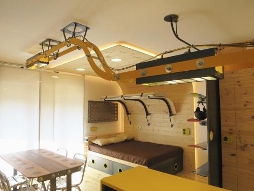 Litera o literas de una habitación en SnowSun -Vacances Pirinenca