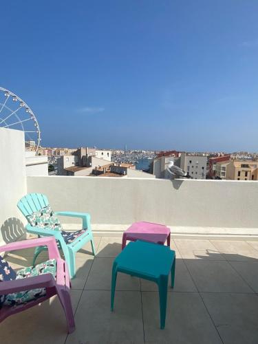 T2 Apartment, Sea View, Terrace