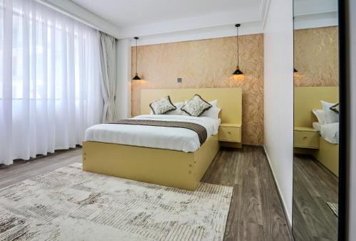 Postel nebo postele na pokoji v ubytování Rustic Haven